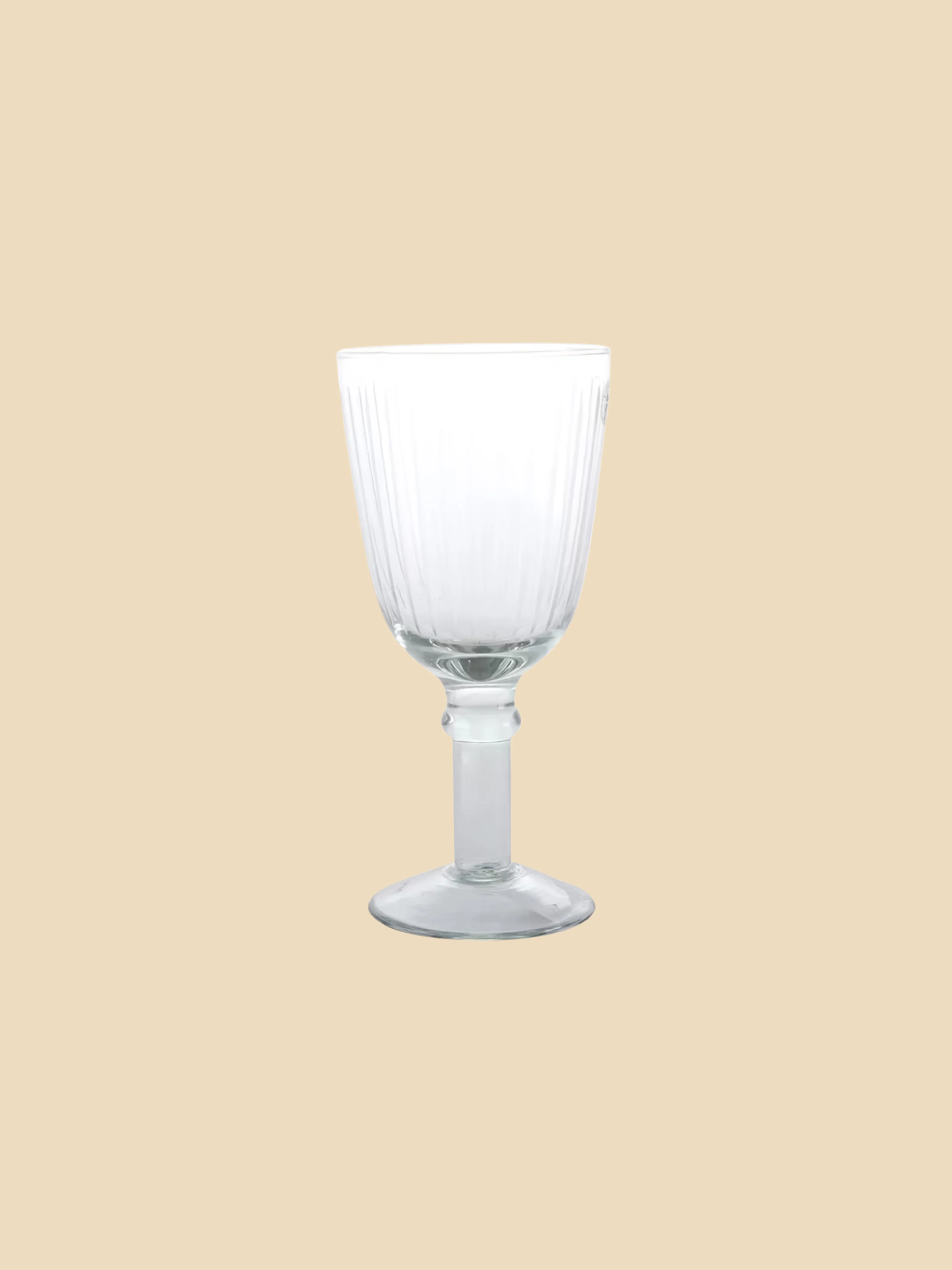 Glas op voet